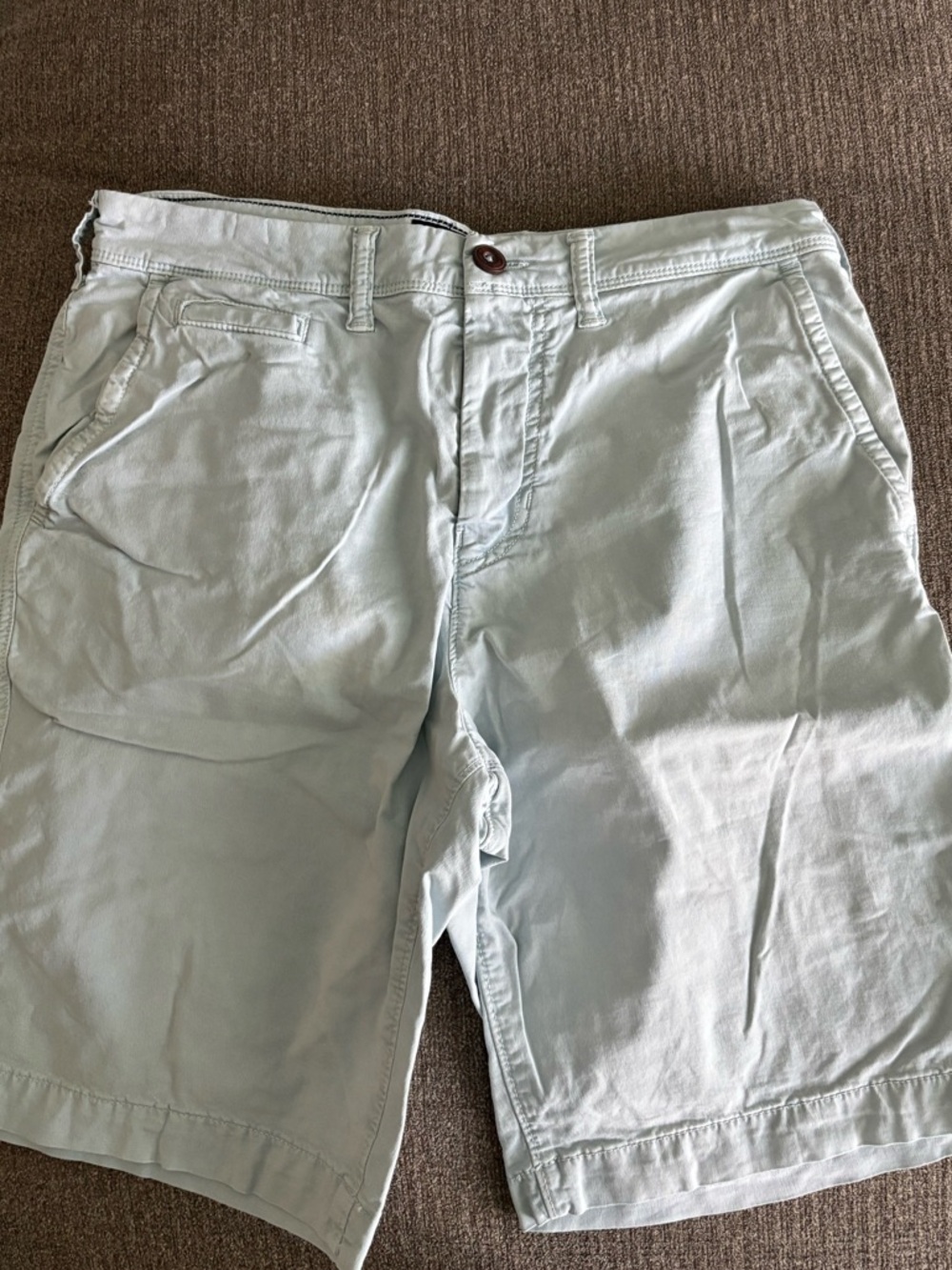 American Eagle Outfitters Men’s Chino Shorts - faded sky blue